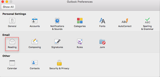 turn off swipe genstures in outlook for mac